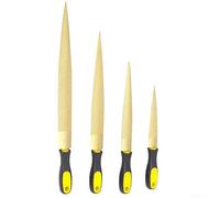 Semicircular Carbon Steel Wood Rasp File 4-10 Inch Hand Tool with Rubber Handle for Carpentry, Woodworking and Wood Carving, Suitable for Shaping Wood, Plastic(10inch)