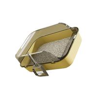 Semiclosed Cats Litter Pan Thick Antipill Wall Large Space Litter Box For Multiple Cats Odor Blocking Simple Cleaning Thickened Box