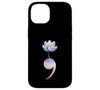Semicolon Lotus Suicide Awareness Prevention Hope Art Case for iPhone 14