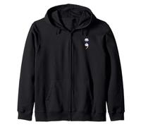 Semicolon Lotus Suicide Awareness Prevention Hope Art Zip Hoodie