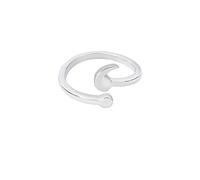 Semicolon Ring Silver With My Story Isn'T Over Yet Adjustable Mental Health Ring Inspirational Jewelry Love Life Graduation Student Professional and Fashion