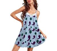 Semicolon Suicide Prevention Women's Nightwear Nightgown Sleeveless Nightdress Nighties Slip Dress Pyjamas