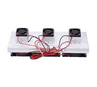 Semiconductor Cooling Machine, Thermoelectric Peltier Refrigeration Cooling System Kit with 3 Fans, Industrial Air Cooling Device for Small Space Cooling, Learning and Research,