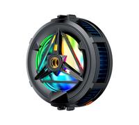 Semiconductor Heat Sink Digital Display Cellphone Cooling Fan with Back Clip and Light Heatsink Tablet with Gaming Lights