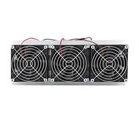 Semiconductor Refrigerator Cooling Radiator, Thermoelectric Cooling Device, High Efficiency Mini Fridge Cooler with Aluminum Profile and Large Fan, for Small Spaces and Pets, 12V D