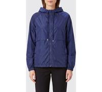 SEMICOUTURE Technical Fabric Windbreaker Jacket with Hood and Zip Closure - Size: 40 - female