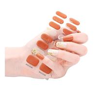 Semicured Gels Nails Polishs Strips Adhesive Gels Nails Sticker Lasting Glitters Gels Nails Wrap Sticker With Nails File Semi Cured Gel Stickers For Toes White With Light Semi Cured Gel