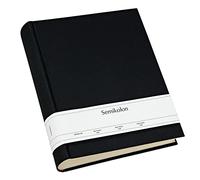 Semikolon 351026 Photo album Classic Large - 24.5 x 30.5 cm - 130 pages cream-coloured, for 260 photos - black