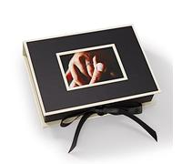 Semikolon 352514 Small photo box with insert window - 20.7 x 15.3 x 4.7 cm - for 13 x 18 cm photos - black
