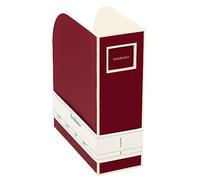 Semikolon 352734 Magazine rack A4 - magazine collector, document folder, format 10.5x26x31 cm - burgundy dark red