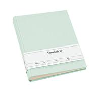 Semikolon 361765 Photo album Classic Medium - 21.6 x 25.5 cm - 80 pages cream-coloured, for 160 photos - moss pastel green