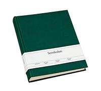 Semikolon 363976 Photo album Classic Medium - 21.6 x 25.5 cm - 80 pages cream-coloured, for 160 photos - forest green