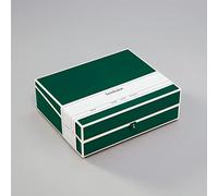 Semikolon 364105 Document box - Storage box for A4 documents - 31.5 x 26 x 10 cm - forest green