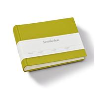 Semikolon 369950 Classic Small Album - 21.5 x 16 cm - 80 Cream Pages - for 10 x 15 Photos - Matcha Light Green