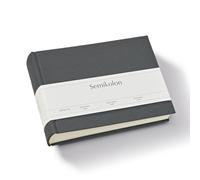 Semikolon 369951 - Classic Small Album - 21.5 x 16 cm - 80 Cream Pages for 10 x 15 Photos - Lava Stone Grey