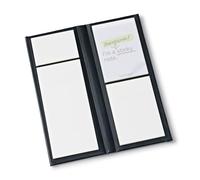 Semikolon 371139 200 Transparent Sticky Notes, 3 Sizes, Matte Sticky Notes in Booklet, Transparent Sticky Notes