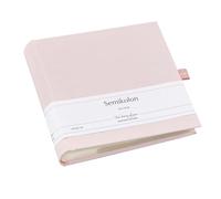 Semikolon 371948 200 Classic Album Pocket 23 x 22.5 cm 100 Pages Cream for 200 x 10 x 15 Photos Cotton Candy Rose