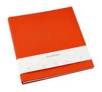 Semikolon 600037 Screw-bound album Large 28 x 31 cm - with 20 cream-white pages, expandable - orange
