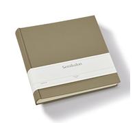 Semikolon Classic Event 370100 Photo Album - 24 x 23 cm - 60 Cream Pages for Approximately 60 Photos - Fango Beige