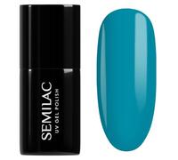 SEMILAC Gel Nail Polish 449 Captain's Blue - Full Coverage Gel Polish - Soak Off Easy To Use LED/UV Nail Lamp - Long Lasting Manicure and Pedicure up to 3 weeks