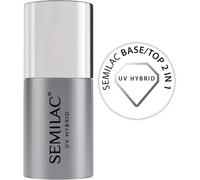 Semilac Base/Top 2in1 Gel Polish | 7 ml | High Gloss Top Coat and Base Coat |...