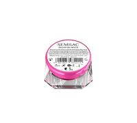 Semilac Decor Gel White - Highly Pigmented Nail Art Paste for Fine Lines, Baby Boomer & French - 5g