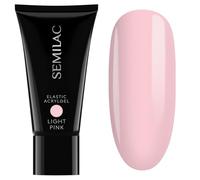 Semilac Double Flex Acrylgel Light Pink - Acrylic Nail Gel Perfect for Extensions - Super Strong Builder Gel for Nails - Flexible Polygel with Durable Finish - Semi-Transparent Formula 30g
