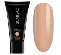 Semilac Double Flex Acrylgel Warm Nude - Acrylic Nail Gel Perfect for Extensions - Super Strong Builder Gel for Nails - Flexible Polygel with Durable Finish - Semi-Transparent Formula 30g