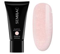 Semilac Elastic Acrylgel Peach Drink - Acrylic Nail Gel Perfect for Extensions - Super Strong Builder Gel for Nails - Flexible Polygel with Durable Finish - High Coverage Formula 30g