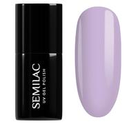 SEMILAC Extend Base 5in1 1 UV Gel Nail Polish - Builder, Extender, Base Coat, Colour & Top Coat In 1. Extends Up to 1cm. For Manicure or Pedicure. Long Lasting - 811 Pastel Lavender, 7ml.
