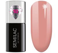 SEMILAC Extend Care Base 5in1 - All-in-One Builder in a Bottle - Nourishing Base, Top, and Color for UV Gel Polish - 801 Soft Beige 7 ml