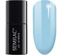 Semilac Extend UV Nail Polish 5-in-1 Blue Colour 807 Pastel Blue 7 ml Innovative UV LED Colour Polish for Colour-Intensive Fingernails Nail Polish Ideal for Home and Professional Manicures