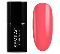 SEMILAC Gel Nail Polish 006 Classic Coral - Full Coverage Gel Polish - Soak Off Easy To Use LED/UV Nail Lamp - Long Lasting Manicure and Pedicure up to 3 weeks