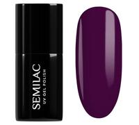 SEMILAC 015 Plum Nail UV Gel Polish | Long Lasting and Easy to Apply | Soak off UV/Led | Perfect for Home and Professional Manicure and Pedicure 7 ml