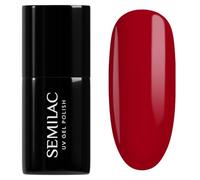 SEMILAC Gel Nail Polish 027 Intense Red - Full Coverage Gel Polish - Soak Off Easy To Use LED/UV Nail Lamp - Long Lasting Manicure and Pedicure up to 3 weeks