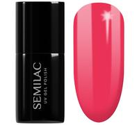 SEMILAC 042 Neon Raspberry Nail UV Gel Polish | Long Lasting and Easy to Apply | Soak off UV/Led | Perfect for Home and Professional Manicure and Pedicure 7 ml