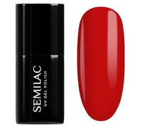 SEMILAC Gel Nail Polish 063 Legendary Red - Full Coverage Gel Polish - Soak Off Easy To Use LED/UV Nail Lamp - Long Lasting Manicure and Pedicure up to 3 weeks