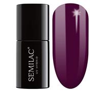 SEMILAC 083 Burgundy Wine Nail UV Gel Polish | Long Lasting and Easy to Apply | Soak off UV/Led | Perfect for Home and Professional Manicure and Pedicure 7 ml