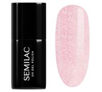 SEMILAC Gel Nail Polish 164 Pink Crystals - Full Coverage Gel Polish - Soak Off Easy To Use LED/UV Nail Lamp - Long Lasting Manicure and Pedicure up to 3 weeks