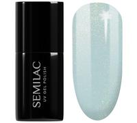 SEMILAC 323 Icy Mint Shimmer Nail UV Gel Polish | Long Lasting and Easy to Apply | Soak off UV/Led | Perfect for Home and Professional Manicure and Pedicure 7 ml