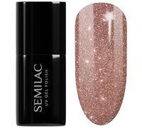 SEMILAC 333 Shine Brown Nail UV Gel Polish | Long Lasting and Easy to Apply | Soak off UV/Led | Perfect for Home and Professional Manicure and Pedicure 7 ml