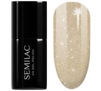 SEMILAC 335 Golden Girl Nail UV Gel Polish | Long Lasting and Easy to Apply | Soak off UV/Led | Perfect for Home and Professional Manicure and Pedicure 7 ml