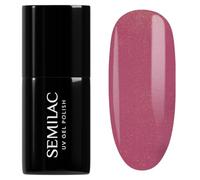 SEMILAC Gel Nail Polish 377 Shimmer Stone Ruby - Full Coverage Gel Polish - Soak Off Easy To Use LED/UV Nail Lamp - Long Lasting Manicure and Pedicure up to 3 weeks