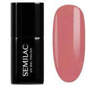 SEMILAC Gel Nail Polish 378 Shimmer Stone Amber - Full Coverage Gel Polish - Soak Off Easy To Use LED/UV Nail Lamp - Long Lasting Manicure and Pedicure up to 3 weeks