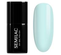 SEMILAC Gel Nail Polish 387 Mint Refresh - Full Coverage Gel Polish - Soak Off Easy To Use LED/UV Nail Lamp - Long Lasting Manicure and Pedicure up to 3 weeks