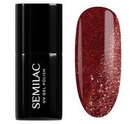 SEMILAC Gel Nail Polish 396 Flash And Blush - Full Coverage Flash Effect Gel Polish - Soak Off Easy To Use LED/UV Nail Lamp - Long Lasting Manicure and Pedicure up to 3 weeks