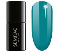 SEMILAC Gel Nail Polish 443 Spooky Blue - Glow in the Dark Full Coverage Gel Polish - Soak Off Easy To Use LED/UV Nail Lamp - Long Lasting Manicure and Pedicure up to 3 weeks