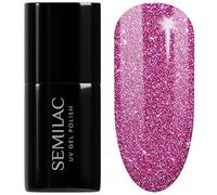 SEMILAC 462 Pink Bubbles Nail UV Gel Polish | Long Lasting and Easy to Apply | Soak off UV/Led | Perfect for Home and Professional Manicure and Pedicure 7 ml