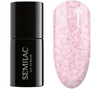 SEMILAC Gel Nail Polish 491 Strawberry Ice - Full Coverage Gel Polish - Soak Off Easy To Use LED/UV Nail Lamp - Long Lasting Manicure and Pedicure up to 3 weeks