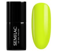 SEMILAC Gel Nail Polish 565 Neon Yellow - Full Coverage Gel Polish - Soak Off Easy To Use LED/UV Nail Lamp - Long Lasting Manicure and Pedicure up to 3 weeks